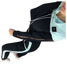 2 шт. женский Однотонный свитер с капюшоном и брюки спортивный костюм