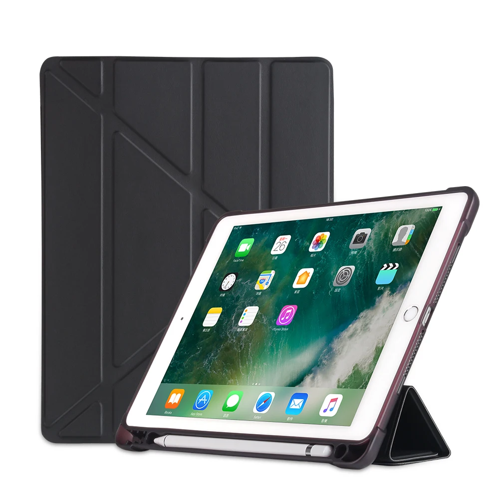 

Case for ipad 2018 9.7 6th Gen Magnetic Smart Cover Auto Wake/Sleep Case with pen holder for iPad56789 tablet case + gift pen