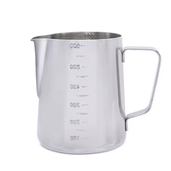 

350ml/600ml Practical Stainless Steel Espresso Coffee Pitcher Kitchen Craft Scale Coffee Latte Milk Frothing Jug milk pot