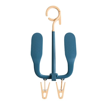 

2KG Load-bearing Rotating Shoe Rack Rotatable Hanger Windproof Anti-skid With Clip 360 Degree Rotating Shoe Rack Tight Clamping