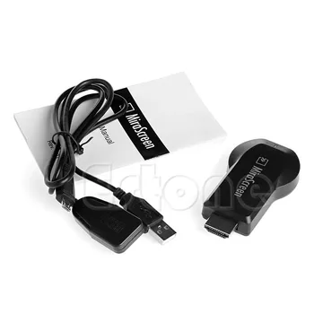 

1080P MiraScreen WiFi Display Receiver AV Dongle DLNA Airplay Miracast HDMI D08B