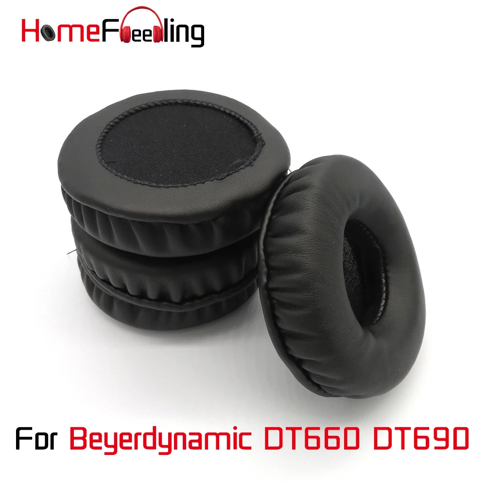 

Homefeeling Ear Pads For Beyerdynamic DT660 DT690 Earpads Round Universal Leahter Repalcement Parts Ear Cushions