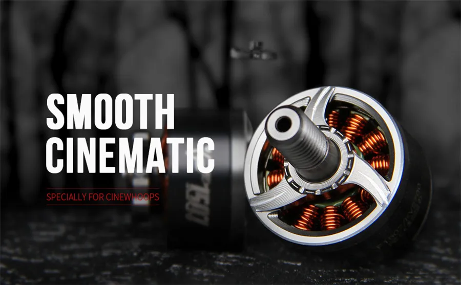 T-двигатель F1507 1507 2700KV 3-6 S/3800KV 3-4S Smoth бесщеточный двигатель для Cinewhoop RC Дрон FPV гоночный " опора