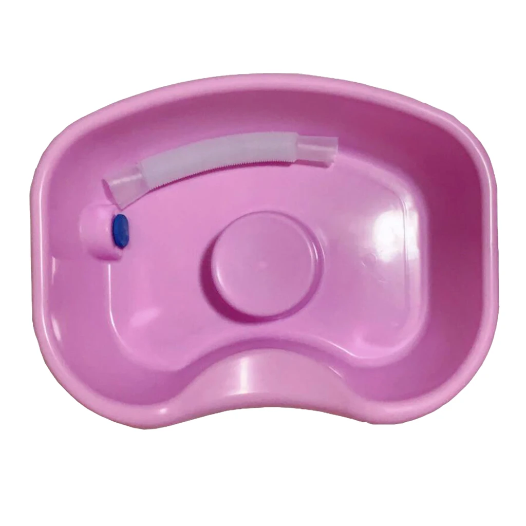 Hair Washing Basin Tray Shampoo Basin Bowl for Home with with Drain Hose for Kids Elderly Barber Salon