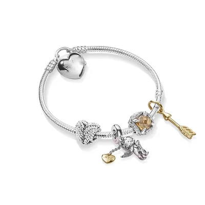 

Kristie Store High Quality 1:1 100% 925 Pure Silver Snake Bone Angel Love Clasp Bracelet Free Of Charge