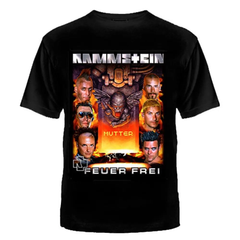 ФУТБОЛКА &quotRAMMSTEIN&quot футболка мужская женская шелкография качество хлопок серия =