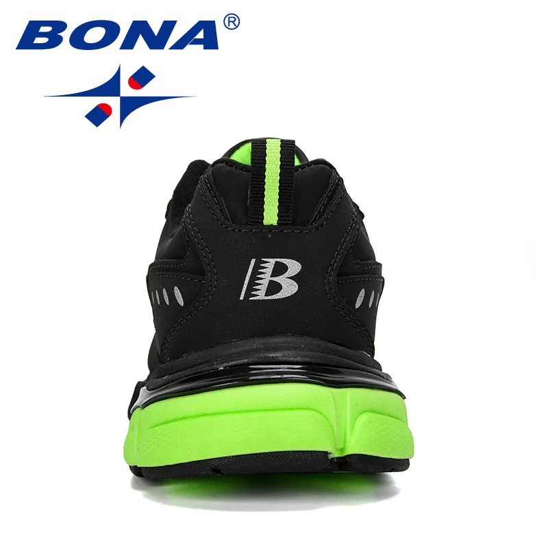 BONA новые дизайнерские модные популярные кроссовки уличные кроссовки мужские спортивные мужские кроссовки беговые кроссовки трендовая обувь