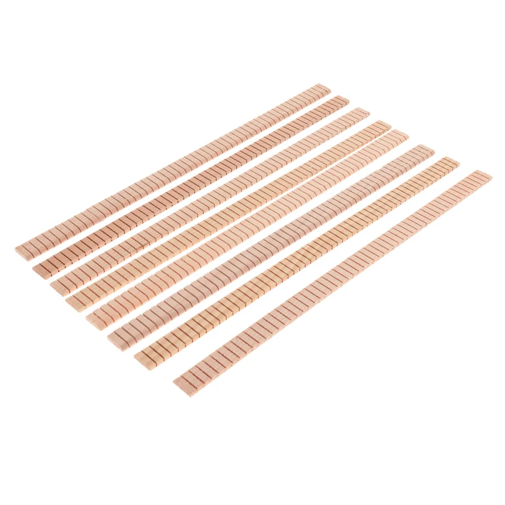 8 Pcs Wood Guitar Binding Purfling Strip EdgeTrim Inlay DIY Luthiers Tools