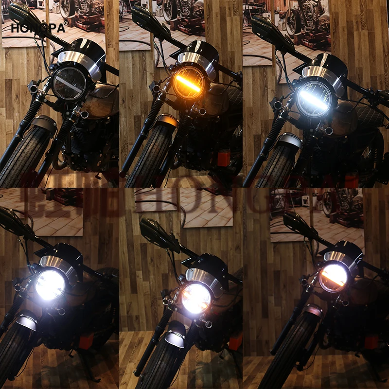 7 дюймовый светодиодный фар 40 Вт ProjectorLight DRL высокого ближнего и дальнего света фар дальнего света для Harley Davidson Touring Мотоцикл