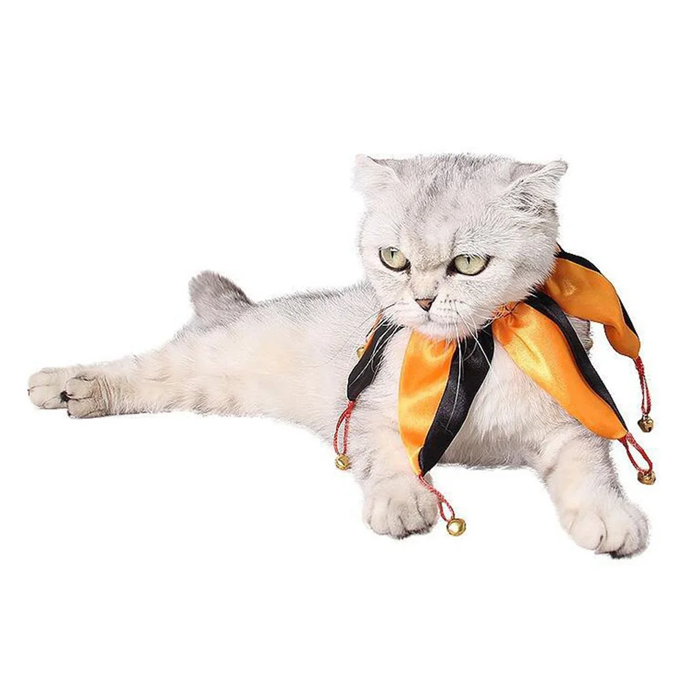 

Adjustable Soft Pet Halloween Clown Collars Cat Collar Harness Decor Puppy Pet Cat Clothes Accessories Gifts