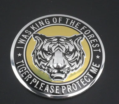 

56mm The Tiger Auto Wheel Center Hub Cap Badge Emblem Decal Sticker Car Accessories x4