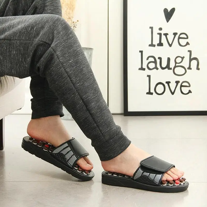 Men Summer Slipper Massage Slipper Shoes Health Rotating Accupressure Foot Slippers For Men Women Acupoint Healthcare Slipper