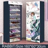 Simple Combination Shoe Cabinet Nonwoven Fabric Storage Shoes Rack Folding Dust-proof Shoe Closet Home Dorm Organizer for Shoes 3