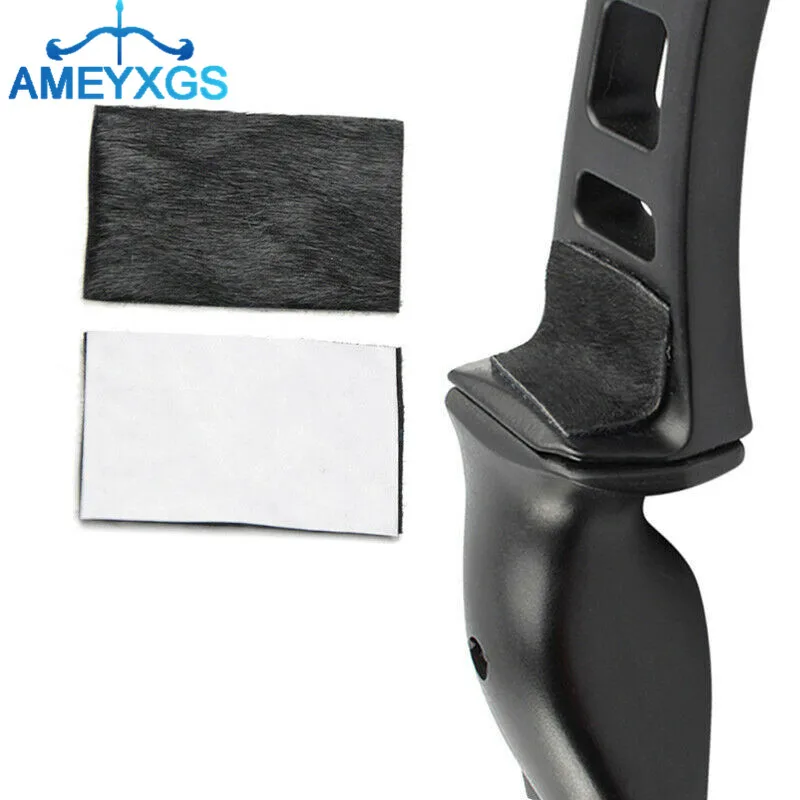 

10pcs Archery Fur Adhesive Stick Arrow Rest Plate Silent Arrow Rests For Traditional Recurve Bow Longbow Hunting Accessories