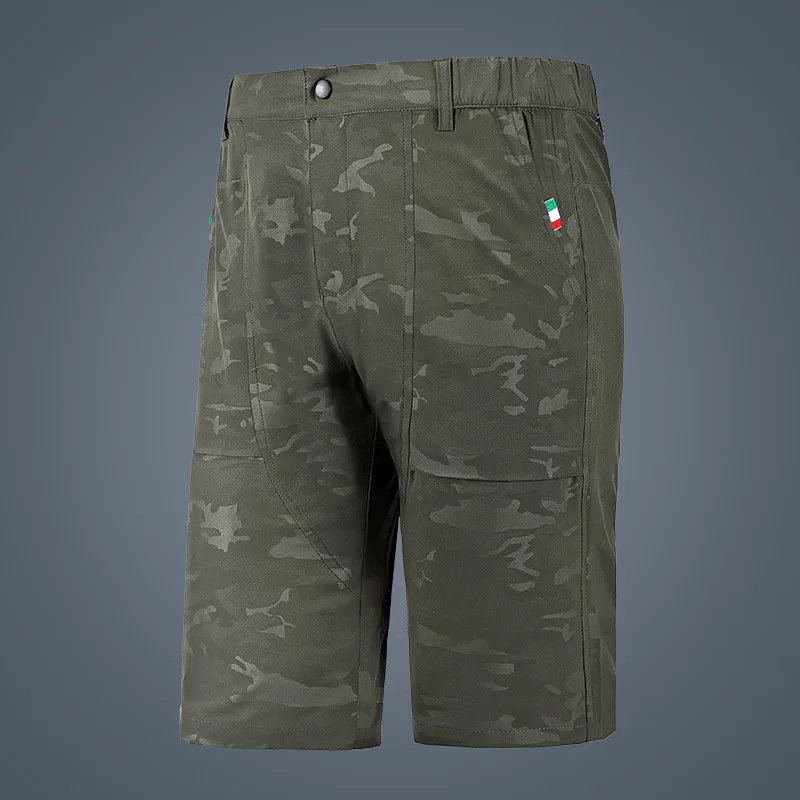 

Summer New Style Large Size Quick Drying Pants Thin Camouflage Shorts Men's Sports Running Mesh Basket Shorts Plus-sized Capri P