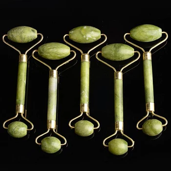 

Pratical Face Massage Jade Facial Massage Roller Healthy Face Body Head Foot Nature Massage Tool