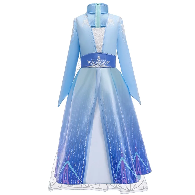Cosplay Queen Elsa Dresses Elsa Elza Costumes Princess Anna Dress for Girls Party Vestidos Fantasia Kids Girls Clothing Elsa Set