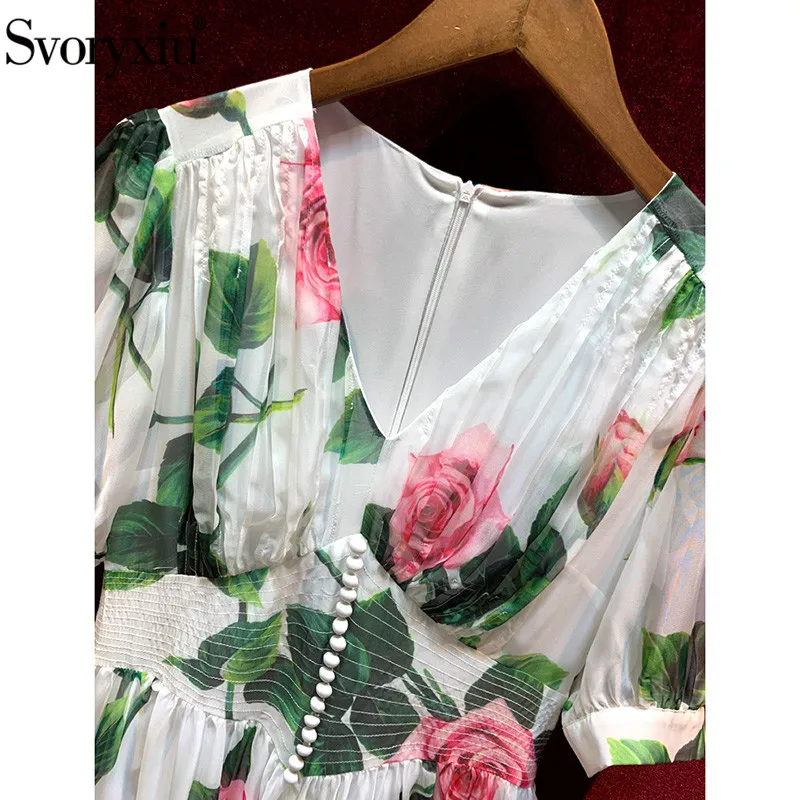 Svoryxiu Runway Custom Autumn New Long Dress Women