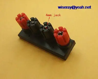 

DHL/EMS 50PCS Speaker channels Copper 4 binding post for 4MM Banana plug Power Amplifier-A8
