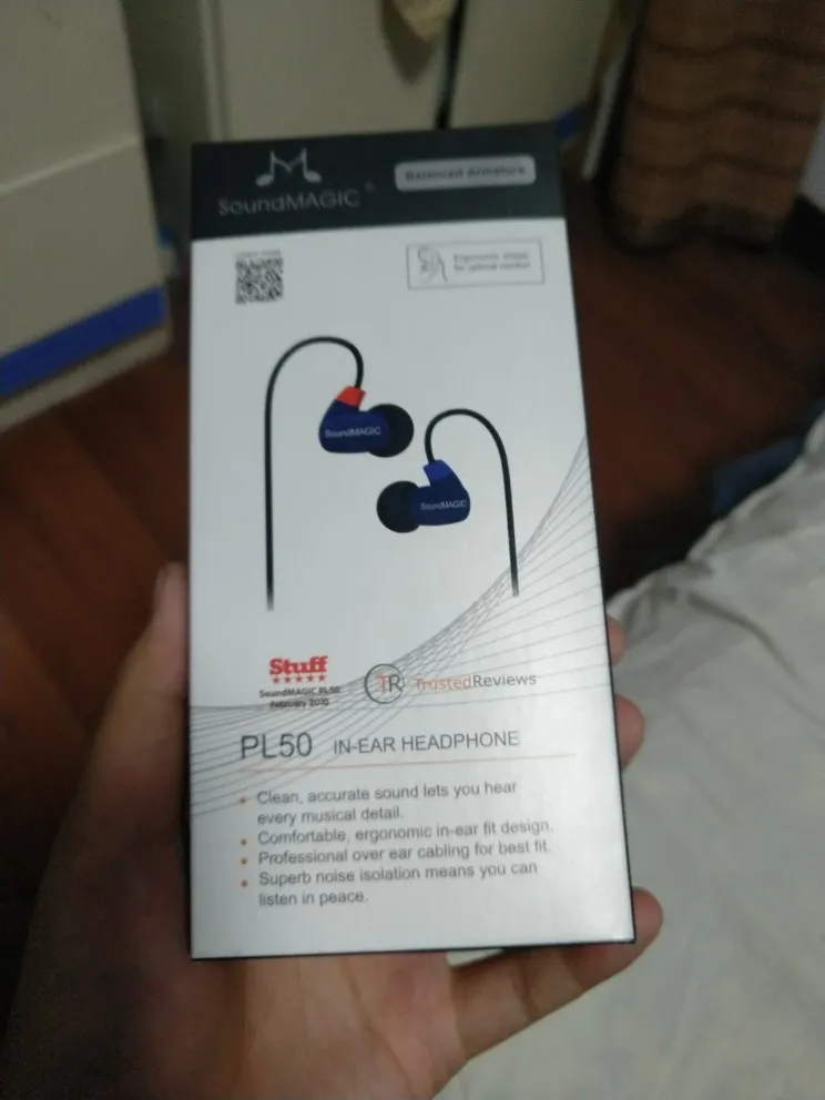 Soundmagic PL50 баланс арматура hifi в ухо наушники, хорошее качество звука Китай известный бренд звук магия