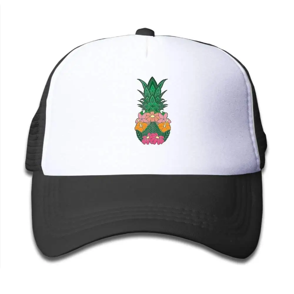 TSDFCMesh бейсболки Snapback шляпы ананас и цветы мальчики-девочки, черный, один размер
