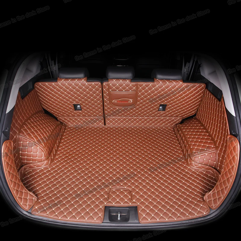 Lsrtw2017 кожаный коврик для багажника автомобиля hyundai tucson 2016 2017 2018 2019 2020 внедорожник