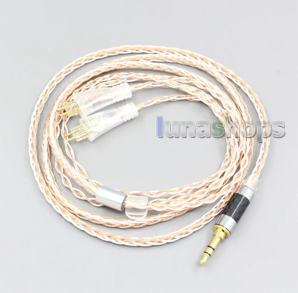 XLR 6 5mm 4 4mm 2 5mm 800 Wires Silver OCC Headphone Cable For FOSTEX TH900 MKII MK2 TH 909 TR X00 TH 600 LN006922