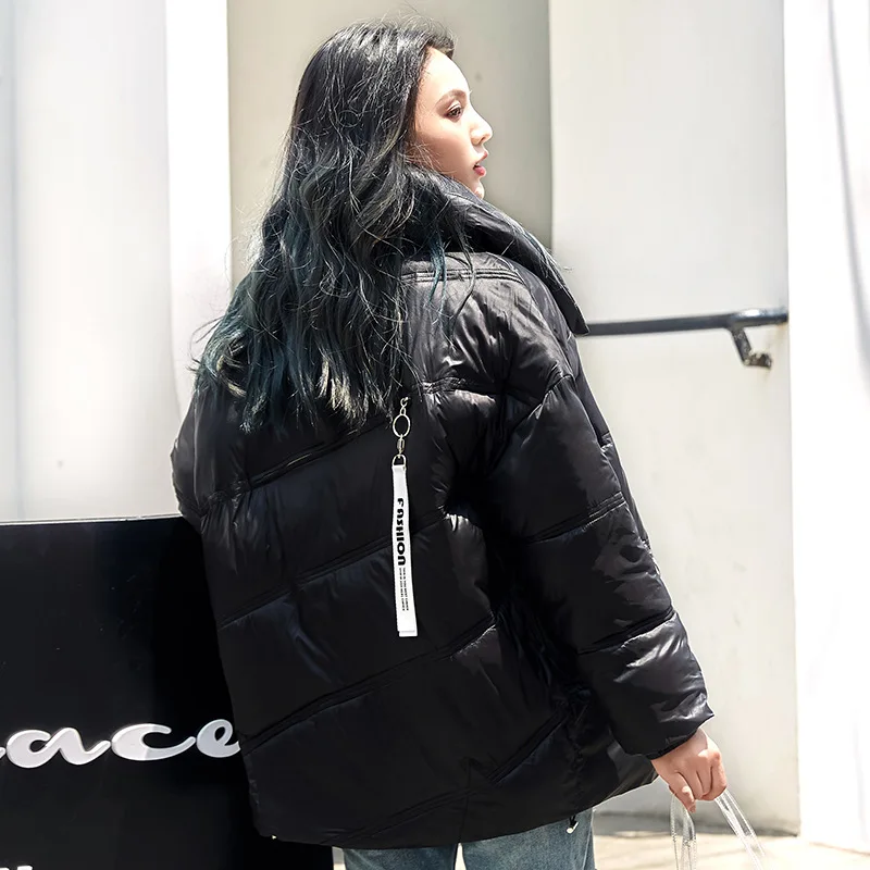 

896 by Nalini down Jacket Women's 2019 Winter New Style Thin Korean-style Loose-Fit Cotton-padded Clothes INS Online Celebrity d