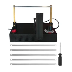 Mini Machine de découpe à chaud électrique manuelle, pour ruban de dentelle tressé, Machine de découpe de Satin 220V, prise ue 