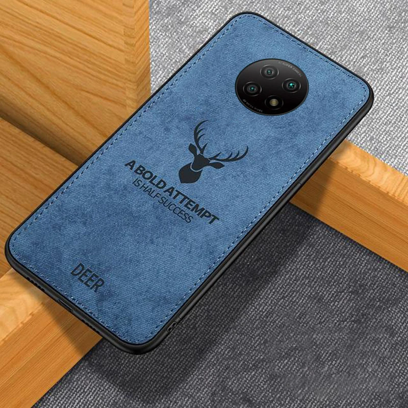for Redmi 9T Luxury Deer Cloth Phone Case for Redmi Note 9T 
