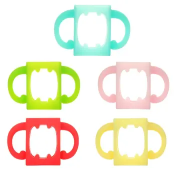 

Baby Bottle Universal Handle Soft Silicone Wide Mouth Grip Multicolor Heat Resistant Feeding Bottles Accessories F1CB
