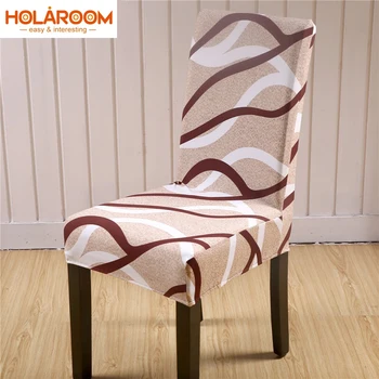 

Modern Elastic Stretch Chair Cover Anti-dirty Dining chair cover Floral office computer seat cover for Restaurant banquet hotel