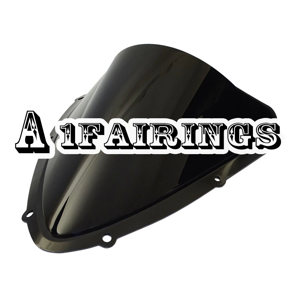 Пластик ABS Мотоциклы ветровое стекло для Suzuki GSXR600 GSXR750 2008 2009 2010 K8 08 09 10 двойной пузырь Sportbike ветровые стекла