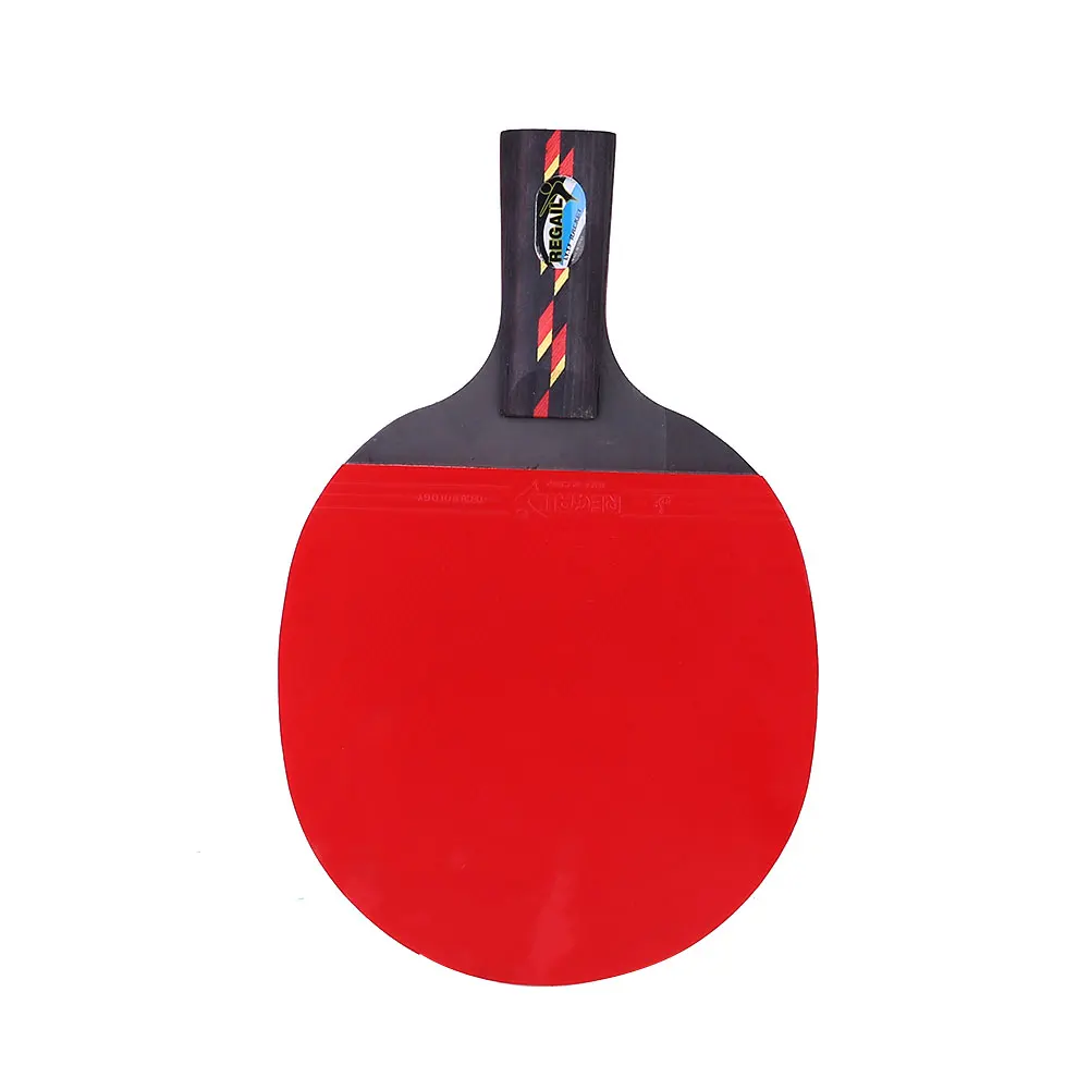 1 компл. Ракетка для настольного тенниса ракетка для пинг понга весло летучая мышь многоцветная портативная - Цвет: Красный