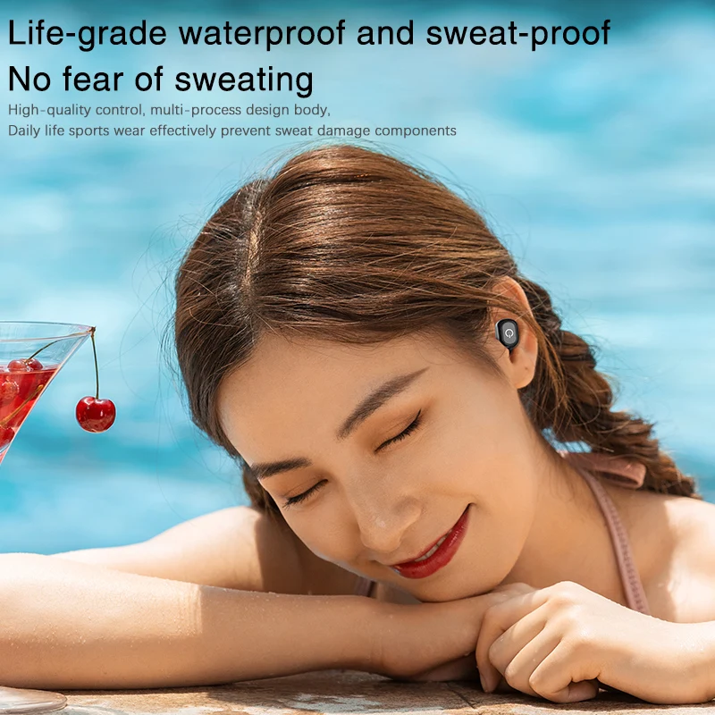 IWALK TWS HIFI Earphones IPX5 Waterproof Wireless Bluetooth 5 0 Earphone LCD Display 2200mAh Charging box for Iphone Android