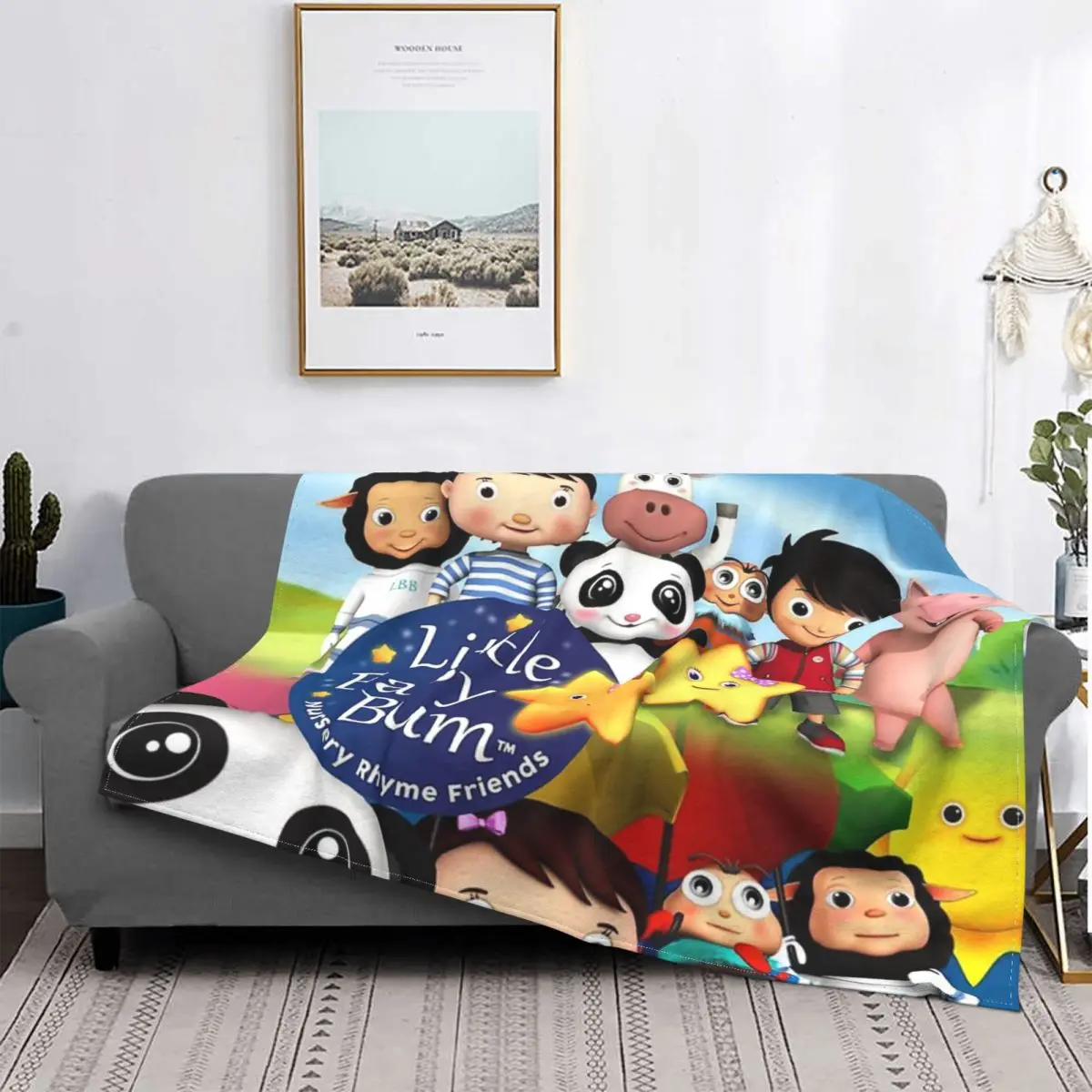 Fourbum Show Little Baby Bum Blanket Bedspread Bed Plaid Bed Plaid