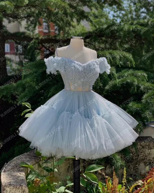 Tul Negro Vestido De Tul Para Mujer, Vestido Corto Hinchado, Sin