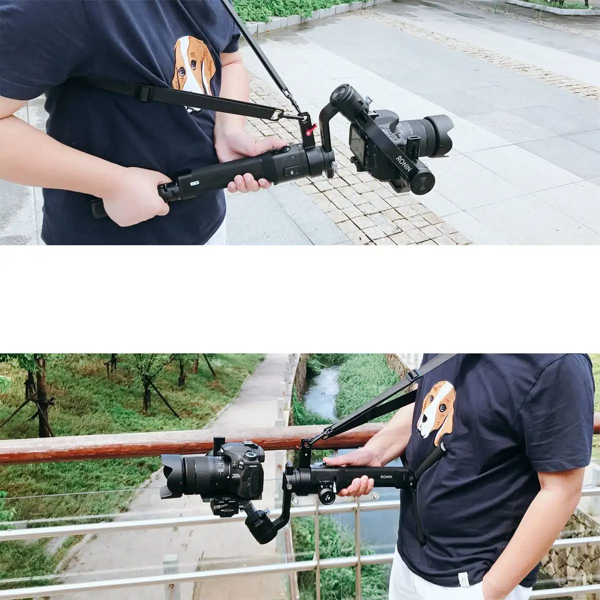Carbon Fiber Extension Stick Rod Pole Tripod Hang Neck Straps Shoulder Belt Rope for DJI Ronin S Handheld Stabilizer Accessory