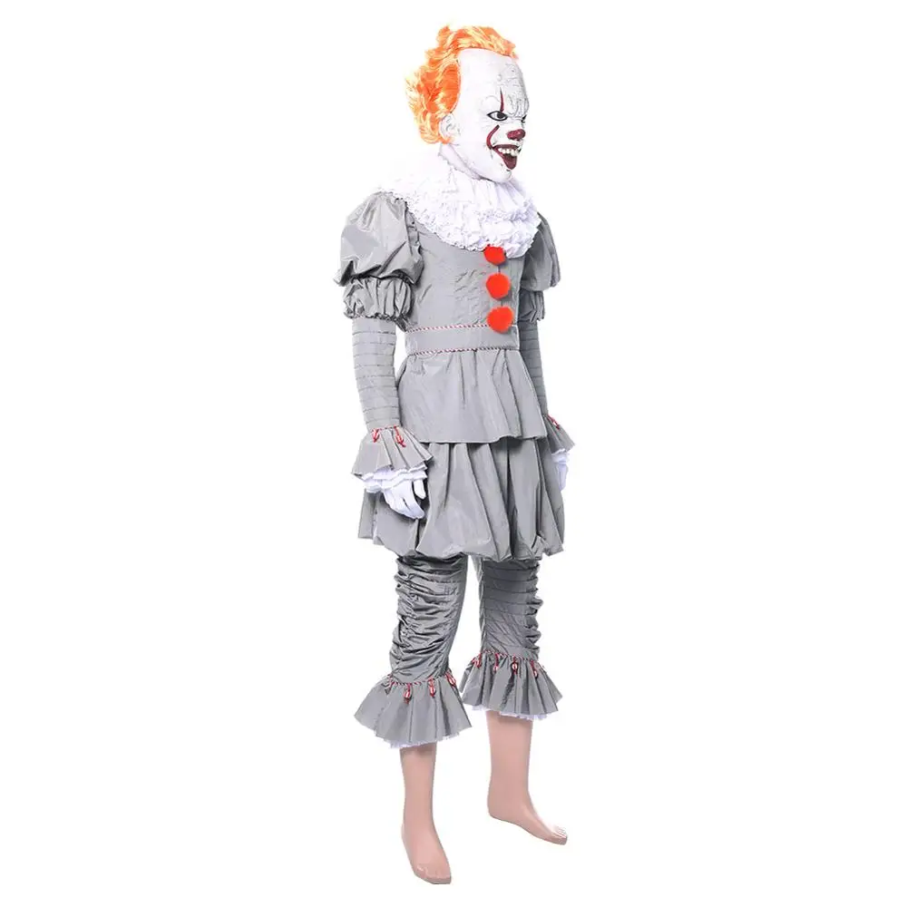 It: Chapter Two Pennywise Clown Cosplay Costume Without Mask, Shoes, Boots - Horror Halloween Outfit for Men and Women image 4