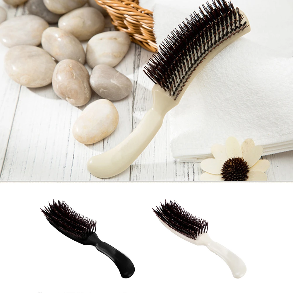 Hair Comb Hairdressing Fluffy Durable Styling Scalp Massage Salon Curly Brush Anti Static Long Handle Gift Home Portable