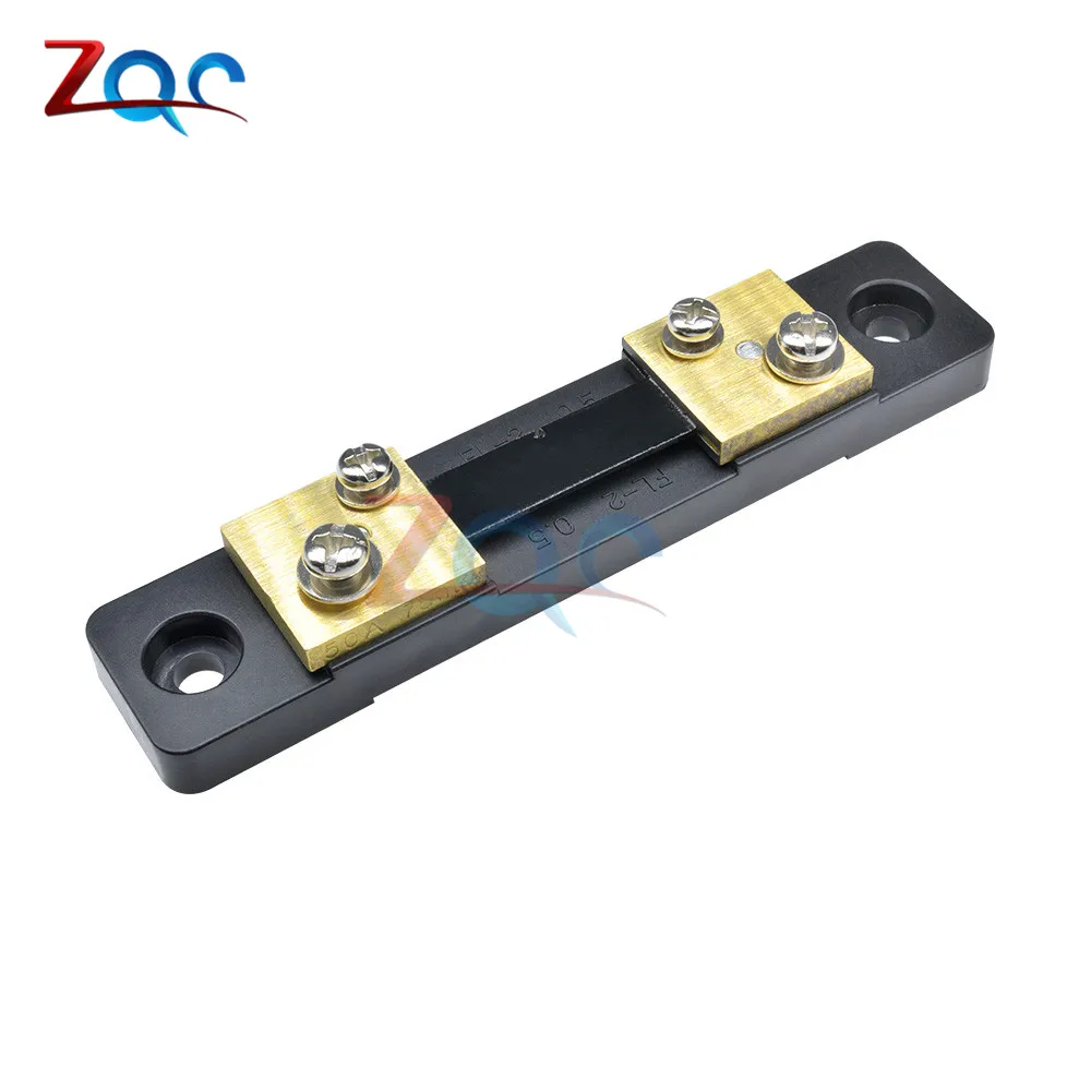 50A Shunt DC 0-200V 0-300A цифровой вольтметр Амперметр автомобильный тестер заряда батареи Сопротивление Напряжение Ток Мощность счетчик энергии монитор - Цвет: 50A Shunt