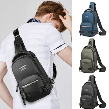 

Unisex Fashion Outdoor Sports Waterproof Oxford Large Capacity Chest Bag Pocket Mochila de moda Модный рюкзак ранец school bag