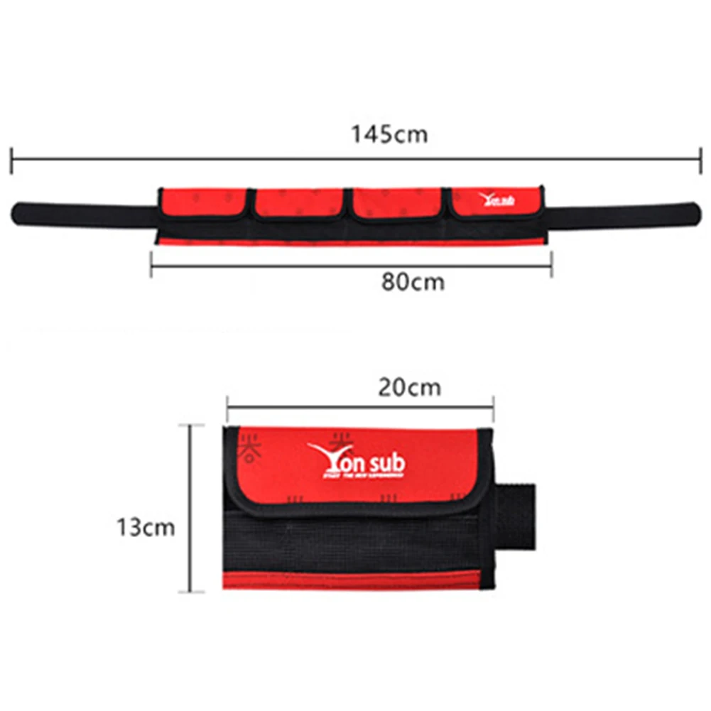 Пояс для дайвинга регулируемый с пряжкой из нержавеющей стали оборудование 3/4 Карманный подводное плавание охота подводный Ткань Оксфорд Подводное