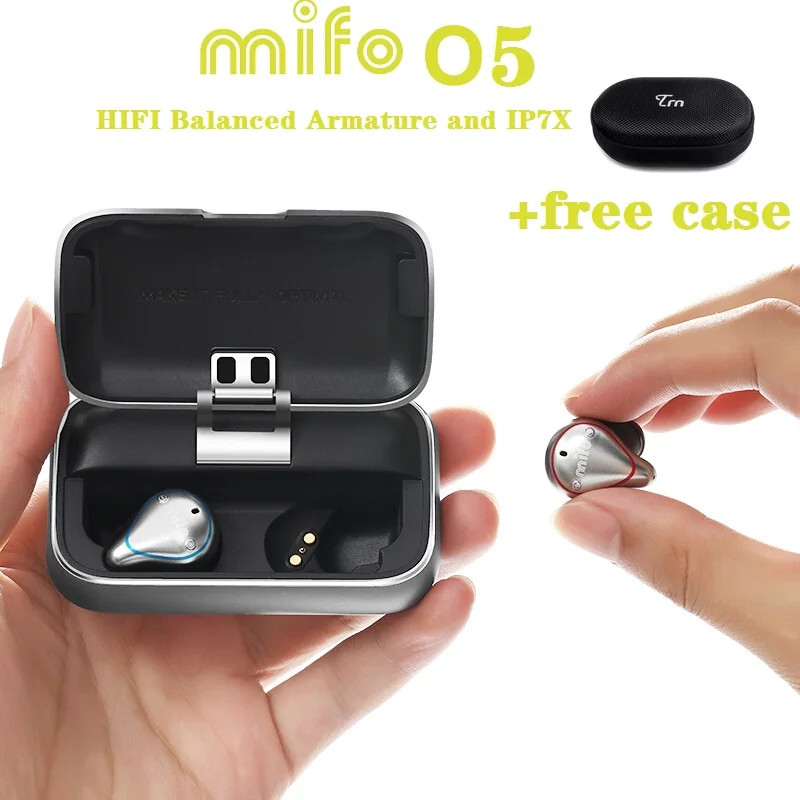 

New Mifo O5 Bluetooth 5.0 True Wireless Mini Earbuds In-Ear HIFI Headset Sport headphones NBA mifo O5