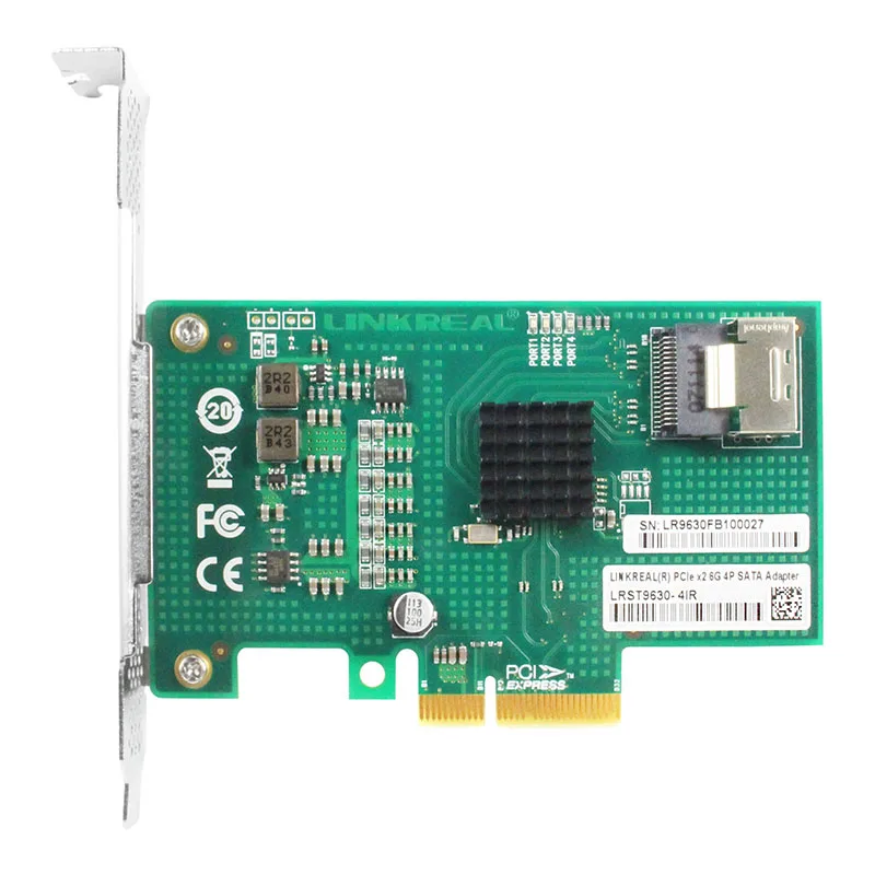 Linkreal четырехполосный PCIe 2,0 до 4 Порты и разъёмы SATA 3,0 6 Гбит/с RAID-контроллер карты с Marvell чип 88SE9230