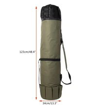 600D Oxford Fishing Rod bag Carrier Fishing Reel Organizer Pole Storage Bag for Fishing Traveling case hs