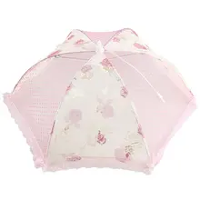 Модный кружевной марлевый складной овощной чехол для посуды Крышка для еды