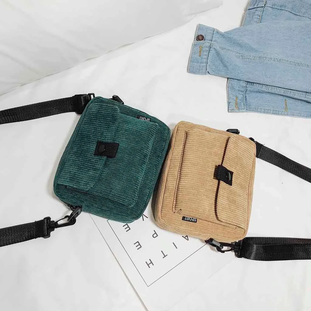 Aelicy Messenger Package New Fashion Women Corduroy Female Bag Female Phone Bag Shoulder Bag For Ladies Bolso Mujer 1025