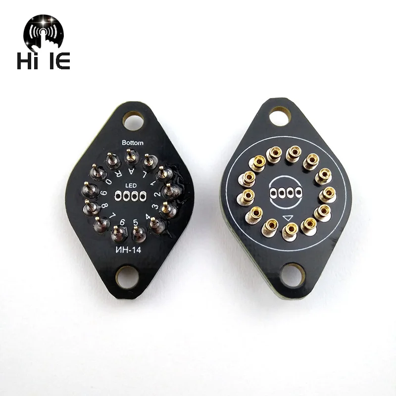 13pin керамическая трубка Nixie держатель Гнездо 13 PIN 13 P для IN14 IN-14 светящаяся трубка люминесцентная трубка