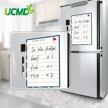 

Magnetic Notepad Grocery List To Do Notes Reminder Message Board Write Erase Whiteboard for Refrigerator Fridge Magnets A4 Size